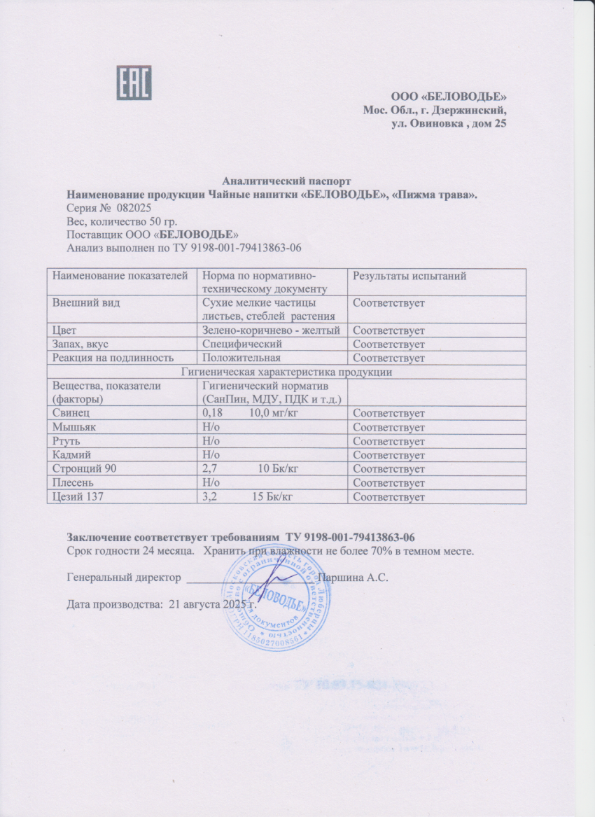 Паспорт №082025